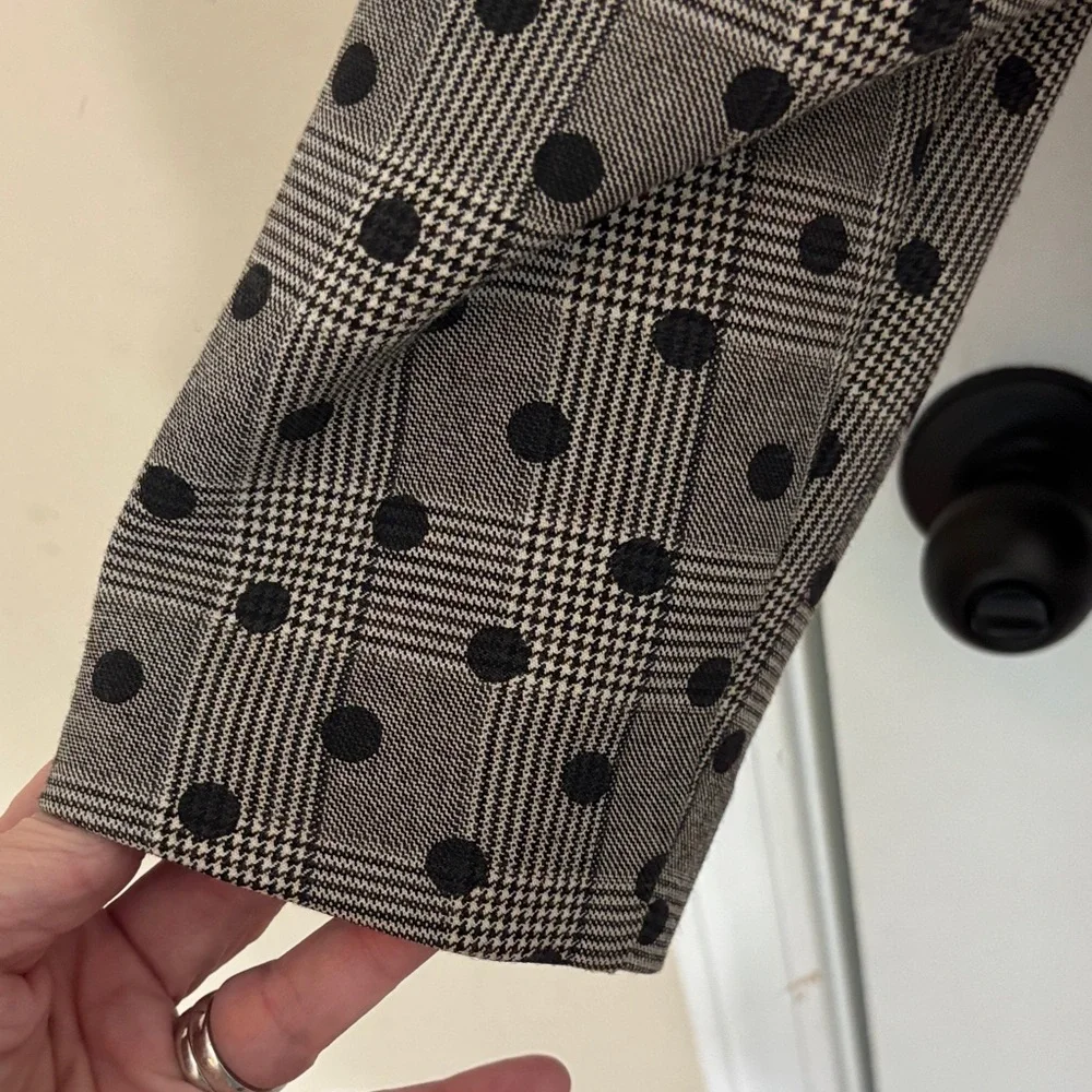 NWOT Lane Bryant Black and Tan Patterned Blazer - Picture 9 of 15